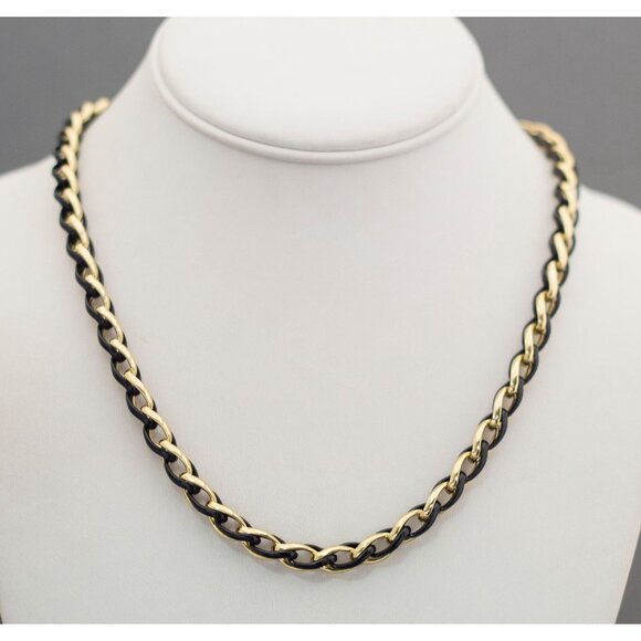 Living Like a Kingsnake Vintage Chain Necklace by Avon 30 inch - G3 - Picture 3 of 4